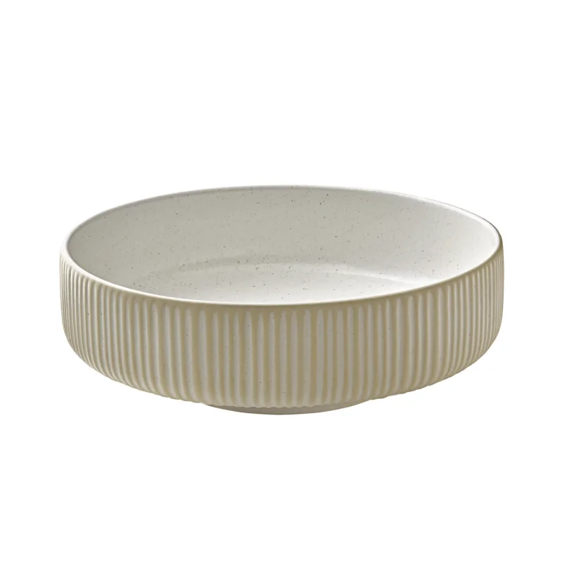 Playground Round Dish 8-1/4" dia. x 2-3/4"H 49.4 oz. - White - Case of 6 Playground Round Dish 8-1/4" dia. x 2-3/4"H 49.4 oz. - White - Case of 6