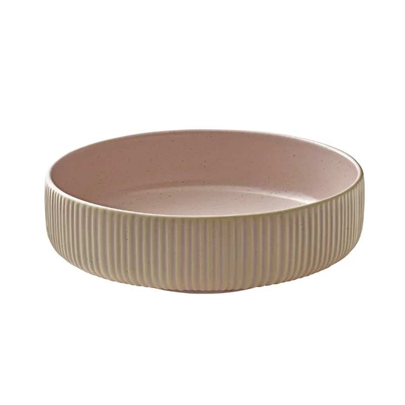 Playground Round Bowl 6-1/4" dia. x 2-1/2"H 24 oz. - Rose - Case of 6