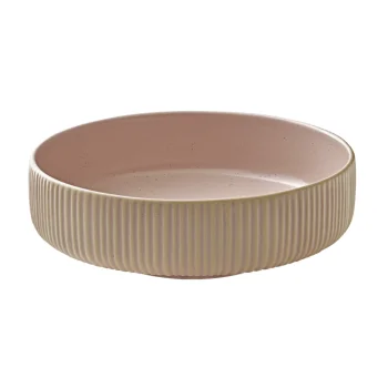 Playground Round Bowl 4-3/4" dia. x 2-1/4"H 11.2 oz. - Rose - Case of 6