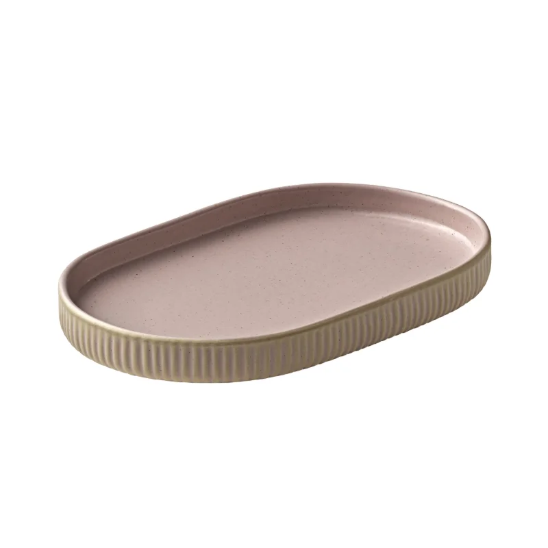 Playground Oval Platter 7-1/8"L x 4-3/8"W x 3/4"H coupe - Rose - Case of 6 Playground Oval Platter 7-1/8"L x 4-3/8"W x 3/4"H coupe - Rose - Case of 6