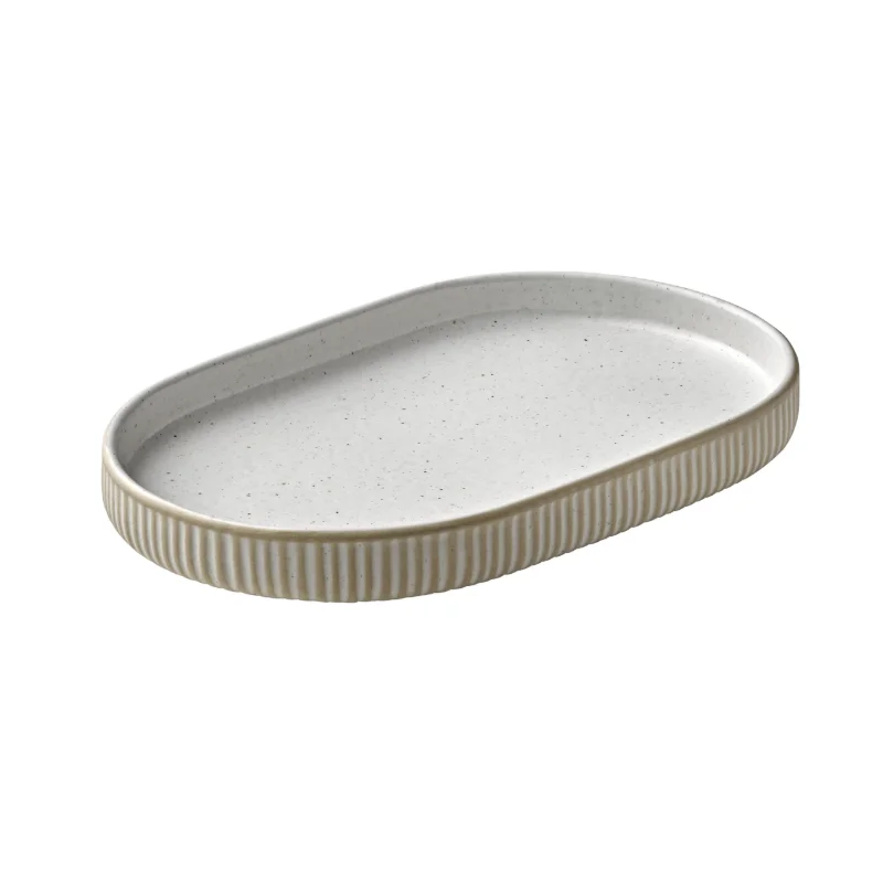 Playground Oval Platter 7-1/8"L x 4-3/8"W x 3/4"H coupe - White - Case of 6 Playground Oval Platter 7-1/8"L x 4-3/8"W x 3/4"H coupe - White - Case of 6