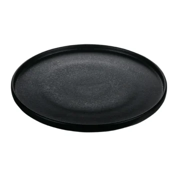 Playground Round Plate 10-5/8" dia. - Black - Case of 6