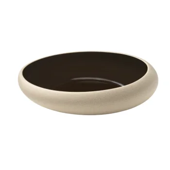 Playground Round Plate 10-1/4” dia. x 2"H half-deep coupe - Black - Case of 6