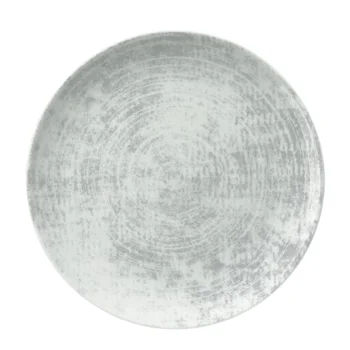Schonwald Round Plate 12-5/8" dia. coupe - Structure Grey - Case of 6