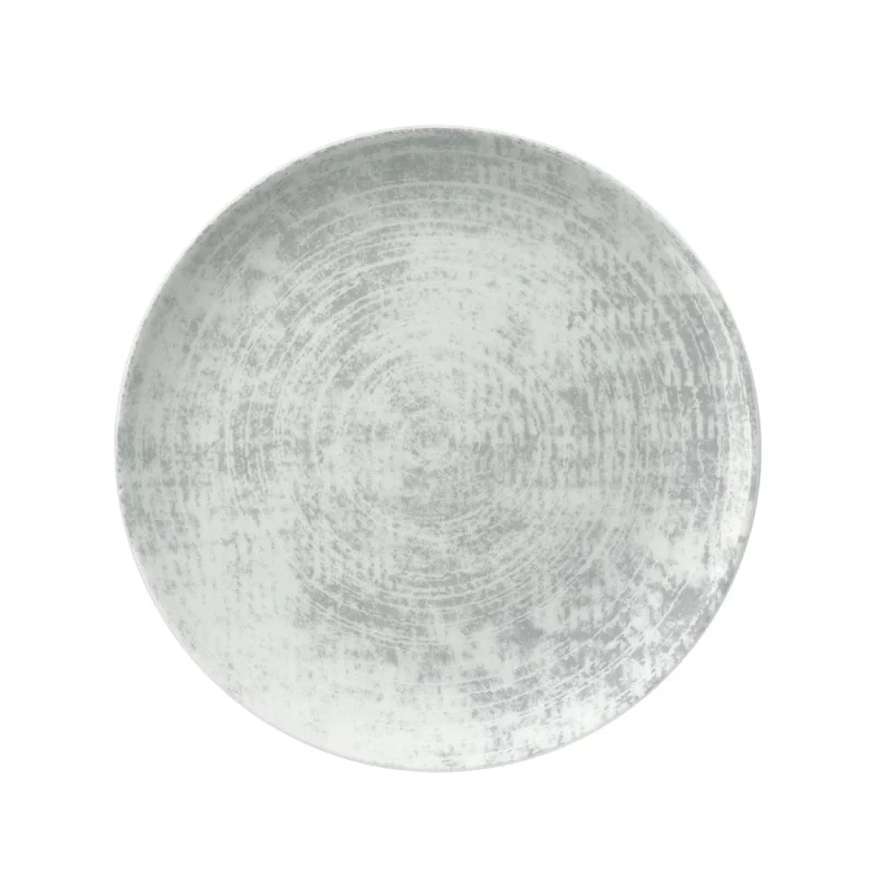 Schonwald Round Plate 12-5/8" dia. coupe - Structure Grey - Case of 6 Schonwald Round Plate 12-5/8" dia. coupe - Structure Grey - Case of 6