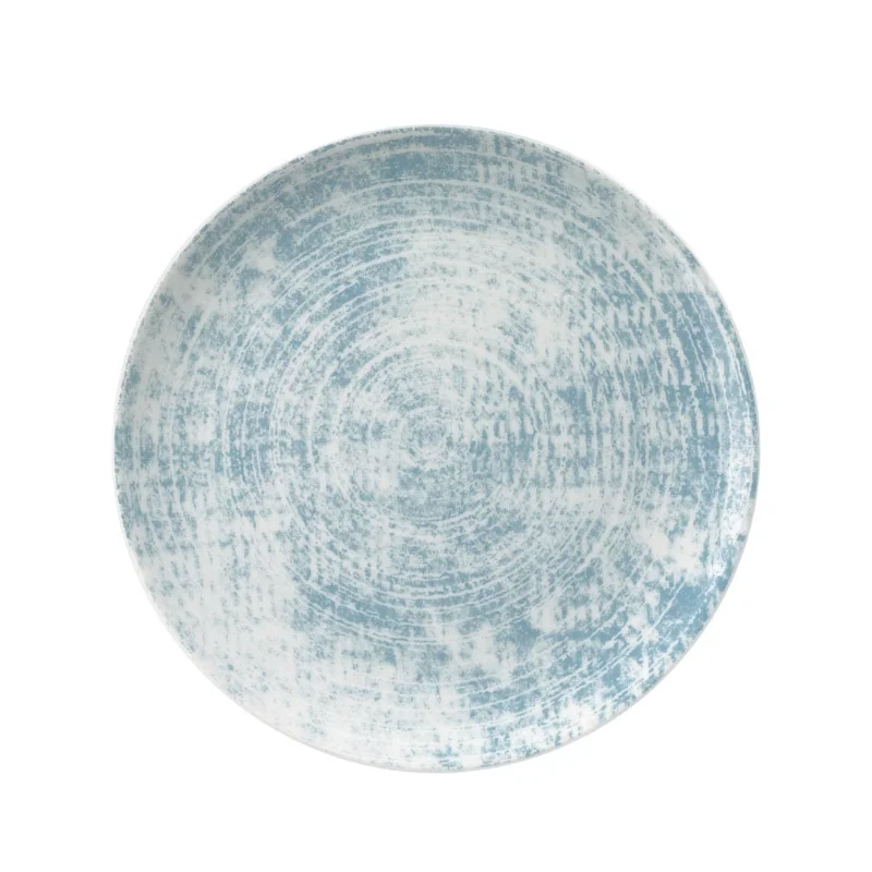 Schonwald Round Plate 11" dia. coupe - Structure Blue - Case of 6 Schonwald Round Plate 11" dia. coupe - Structure Blue - Case of 6