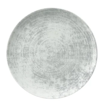 Schonwald Round Plate 6-2/3" dia. coupe - Structure Grey - Case of 12