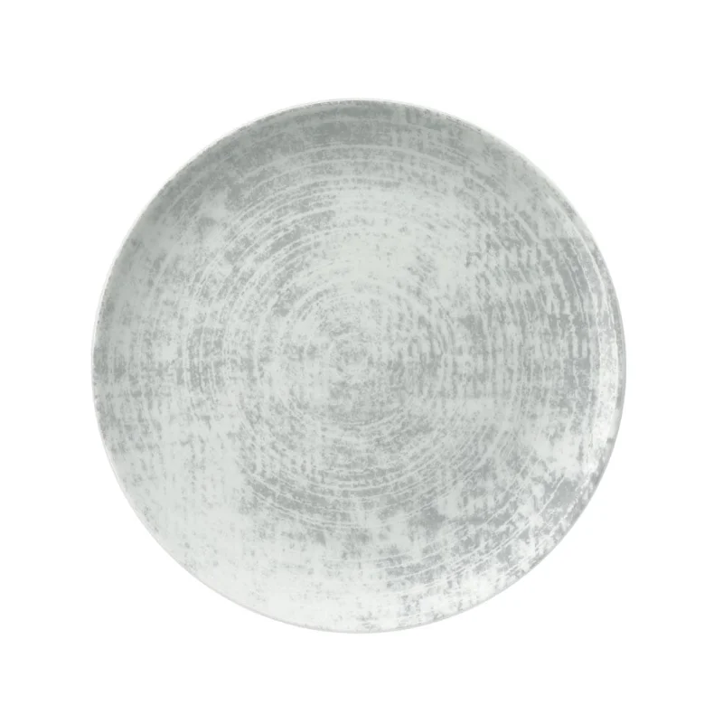 Schonwald Round Plate 6-2/3" dia. coupe - Structure Grey - Case of 12 Schonwald Round Plate 6-2/3" dia. coupe - Structure Grey - Case of 12