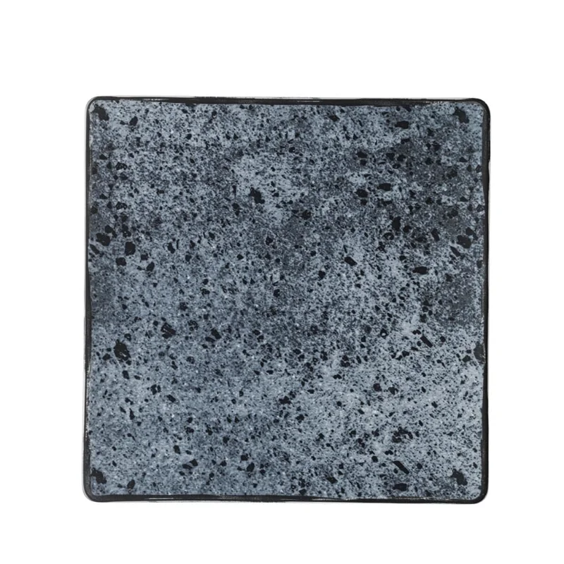 Schonwald Square Plate 10-5/8" x 10-5/8" - Blue Stone - Case of 6 Schonwald Square Plate 10-5/8" x 10-5/8" - Blue Stone - Case of 6