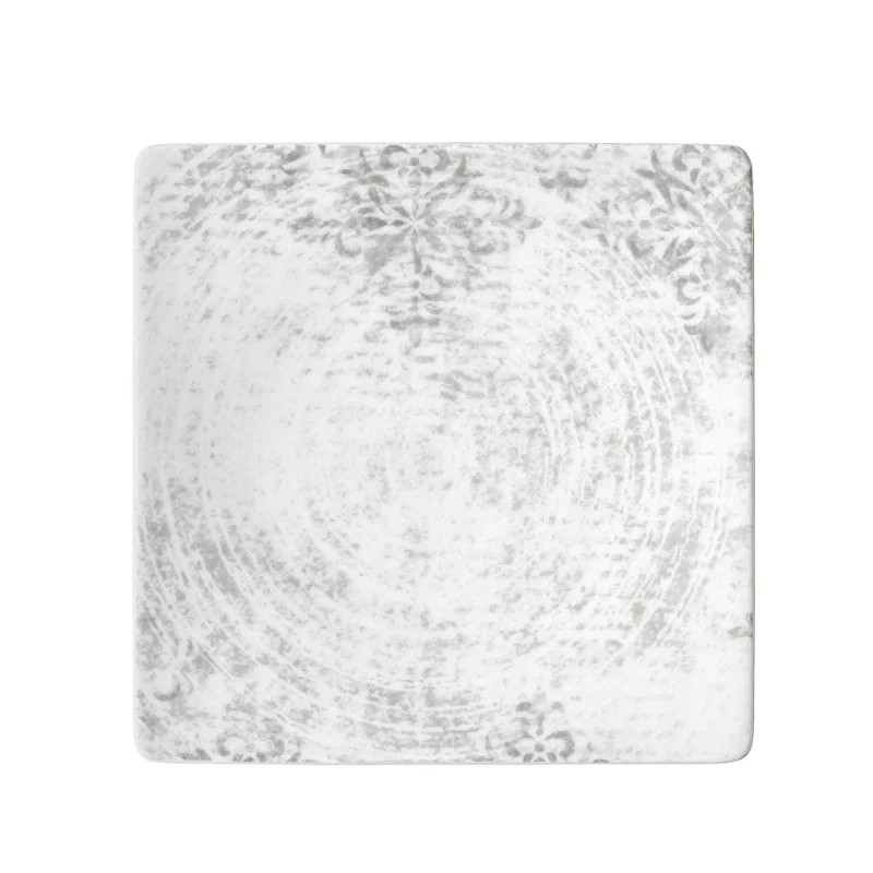 Schonwald Square Plate 10-5/8" x 10-5/8" - Structure Blue - Case of 6 Schonwald Square Plate 10-5/8" x 10-5/8" - Structure Blue - Case of 6