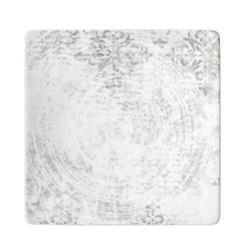 Schonwald Square Plate 10-5/8" x 10-5/8" - Structure Grey - Case of 6