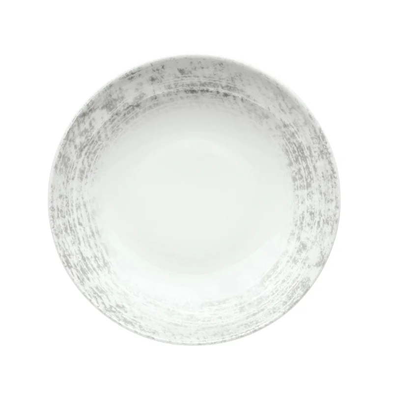 Schonwald Round Plate 8-1/4" - Structure Grey - Case of 6