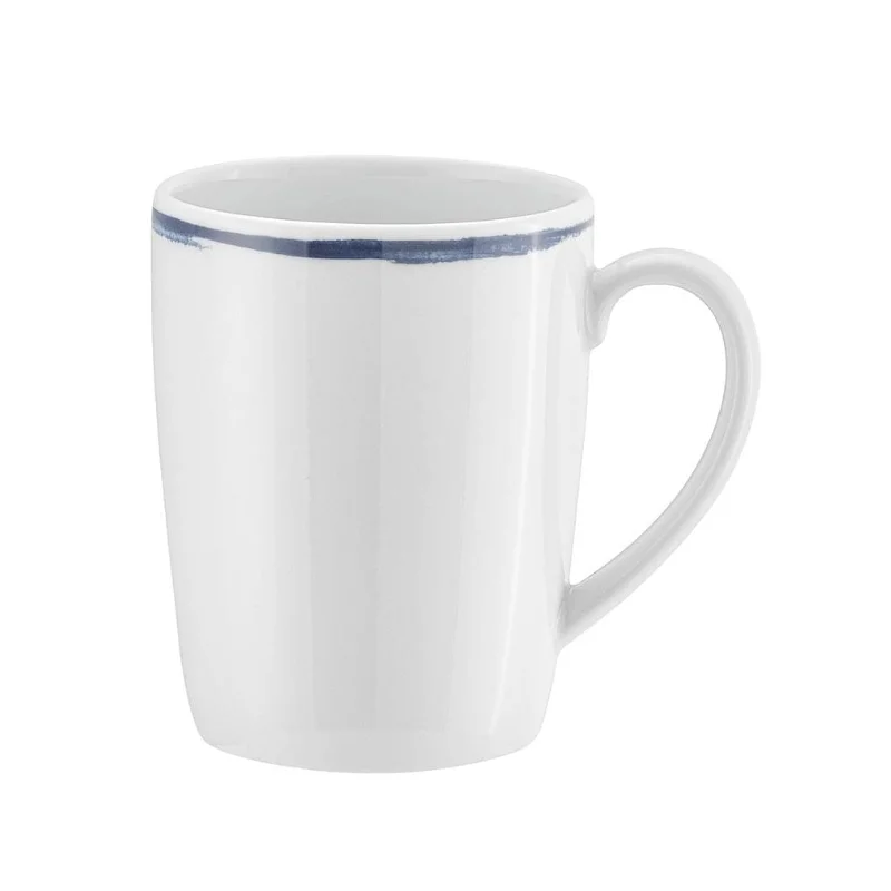 Schonwald Mug 10-1/8 oz. - Dark Blue with Ornaments - Case of 6