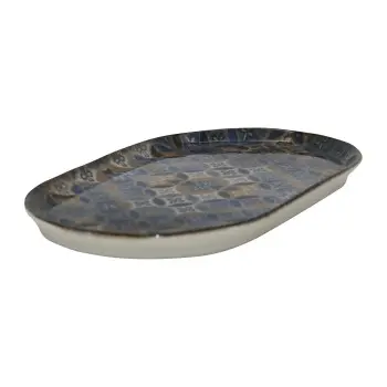 Porline Draven Collection Oval Platter 28 cm - Set of 12