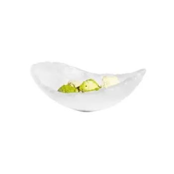 Kenny Mack Oval Bowl Bark 10 in x 8 in x 3 1/4 in (39 1/2 oz) Shell