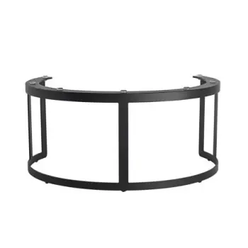 My Glass Studio Nesting Display Risers 13 in x 10 1/4 in x 6 1/8 in Mid Modern Black
