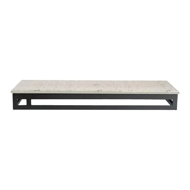 My Glass Studio Rectangular Metal Stand 19 1/2 x 6 7/8 x 2 1/8 in Mid Modern Black My Glass Studio Rectangular Metal Stand 19 1/2 x 6 7/8 x 2 1/8 in Mid Modern Black