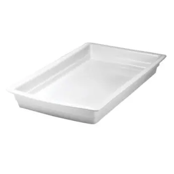 Hall China Full Size Pan 20 3/4 in x 12 3/4 in x 2 1/2 in (6 1/4 qt) Bright White