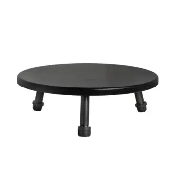 Creations Buffet Platform Stand W Pipe Legs 14 in x 4 3/4 in Ebony