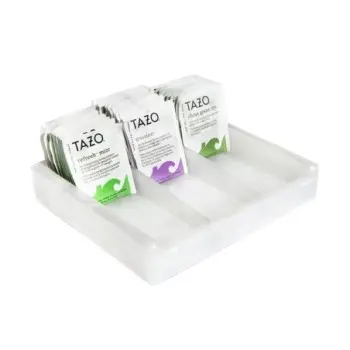 Kenny Mack Tea/Sugar Packet Holder 8 1/2 in x 9 in x 2 1/2 in Shell - Set of 2