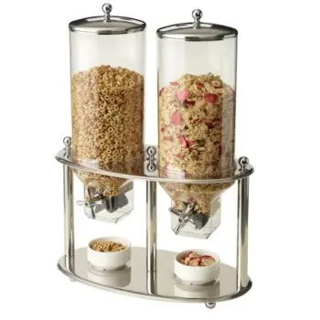 Creations Buffet Double Cereal Dispenser 19 in x 11 in x 31 in (11 L Per Cylinder)