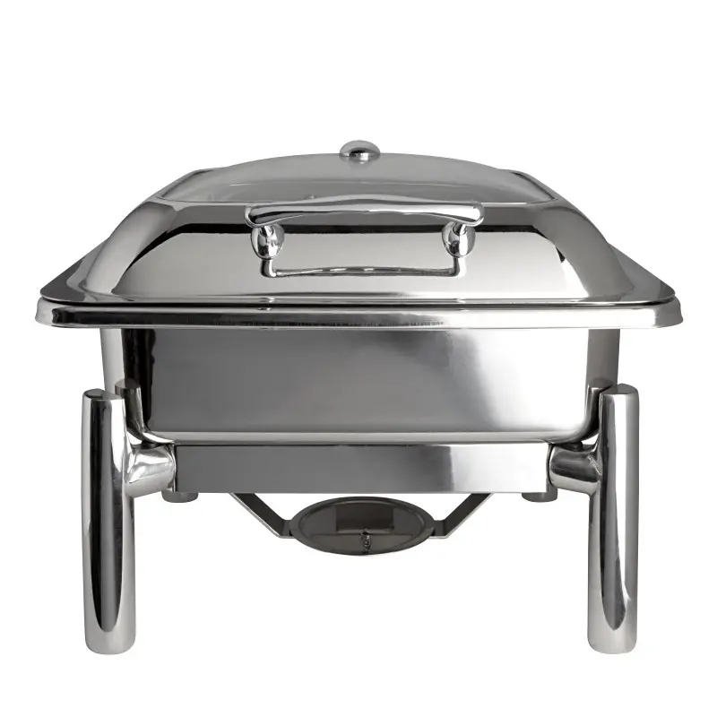 Creations Buffet Square Chafing Dish And Stand 17 3/4 in x 15 1/2 in x 12 1/4 in (6 qt) Creations Buffet Square Chafing Dish And Stand 17 3/4 in x 15 1/2 in x 12 1/4 in (6 qt)