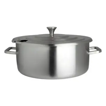Creations Buffet Homestyle Chafer Round Soup 5.5 qt Stainless (15 in x 12 1/2 in x 5 1/4 in)