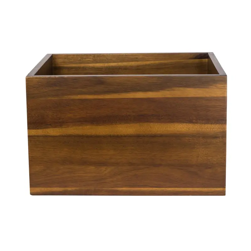 Creations Buffet Wood Buffet Crate Reversible Gastronorm 12 3/4 in x 10 1/2 in x 8 in