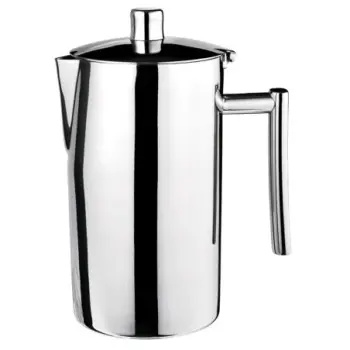 WNK HW/Buffet Coffee Pot 7 1/2 in x 4 1/2 in x 6 in (27 oz) Diva Double Wall Mirror Finish