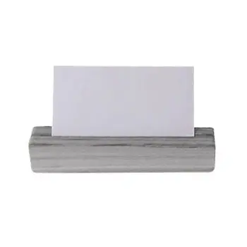 DW Haber Card Holder Large 1 in x 1 in x 4 1/2 in Grey Wash - Set of 12