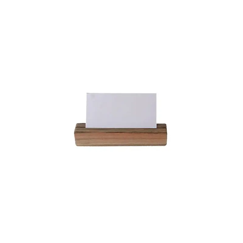 DW Haber Card Holder Large 1 in x 1 in x 4 1/2 in Natural Teak - Set of 12 DW Haber Card Holder Large 1 in x 1 in x 4 1/2 in Natural Teak - Set of 12