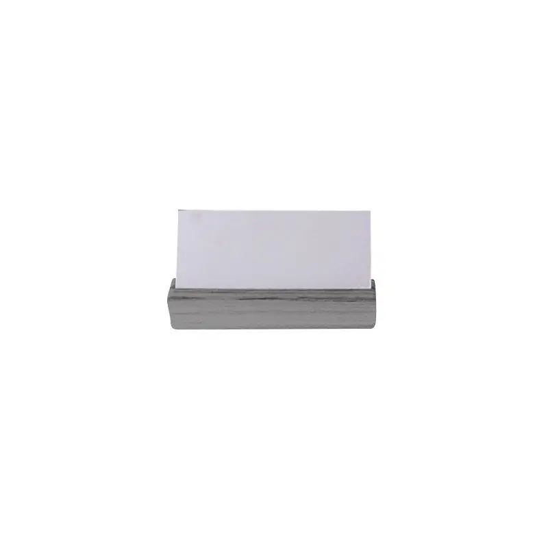 DW Haber Card Holder Small 1 in x 1 in x 3 1/2 in Grey Wash - Set of 12 DW Haber Card Holder Small 1 in x 1 in x 3 1/2 in Grey Wash - Set of 12