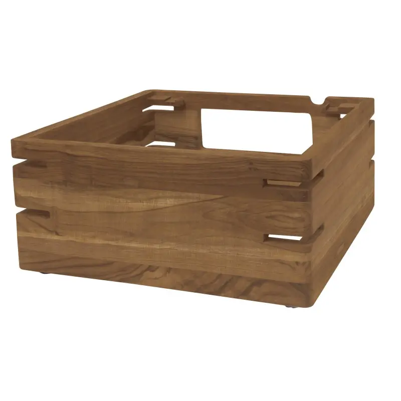 DW Haber Fusion Buffet Riser 14 in x 14 in x 7 in Teak