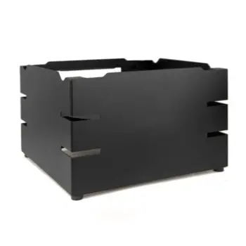 DW Haber Fusion Buffet Riser 14 in x 14 in x 9 in Black No Cut Out