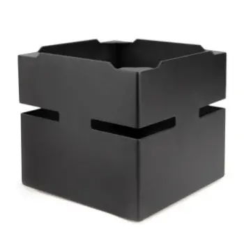 DW Haber Fusion Buffet Riser 6 in x 6 in x 6 in Black No Cut Out