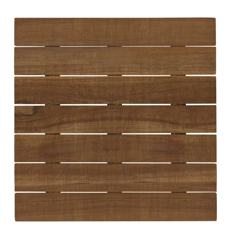 DW Haber Fusion Wood Slatted Shelf 12 in x 12 in Teak DW Haber Fusion Wood Slatted Shelf 12 in x 12 in Teak