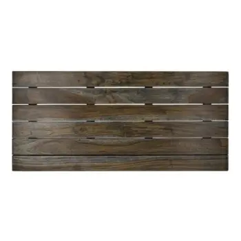 DW Haber Fusion Wood Slatted Shelf 24 in x 11 in Ash Grey