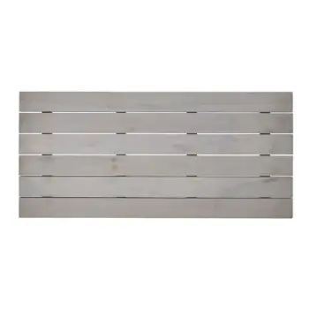 DW Haber Fusion Wood Slatted Shelf 24 in x 11 in Grey Wash