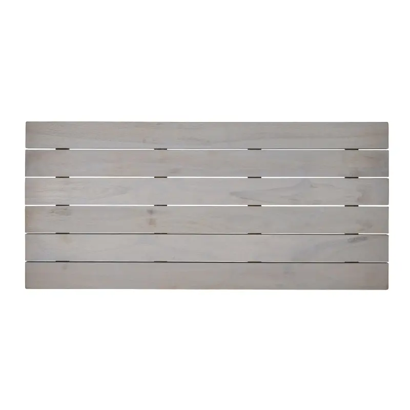 DW Haber Fusion Wood Slatted Shelf 24 in x 11 in Grey Wash DW Haber Fusion Wood Slatted Shelf 24 in x 11 in Grey Wash