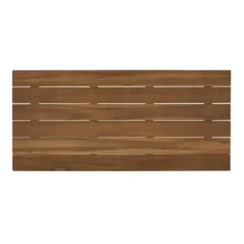 DW Haber Fusion Wood Slatted Shelf 24 in x 11 in Teak