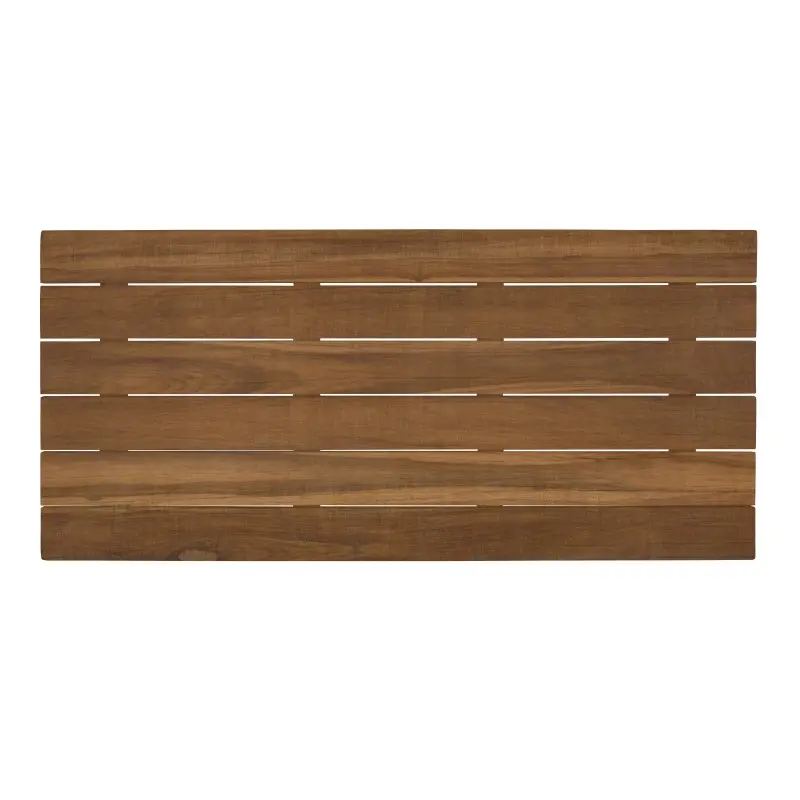 DW Haber Fusion Wood Slatted Shelf 24 in x 11 in Teak