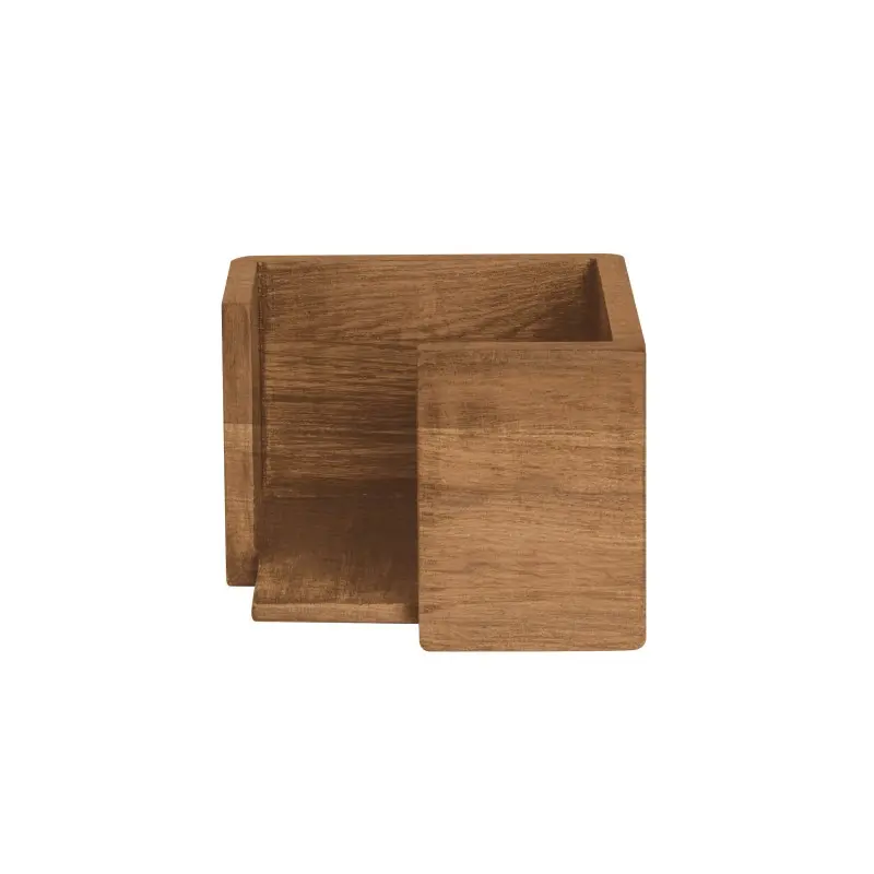 DW Haber Square Napkin Holder 5 3/4 in x 4 in Natural Teak DW Haber Square Napkin Holder 5 3/4 in x 4 in Natural Teak