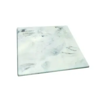 DW Haber Fusion Shelf 12 in x 12 in White Carrera Resin