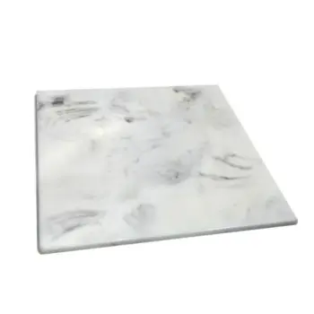 DW Haber Fusion Shelf 14 in x 14 in White Carrera Resin