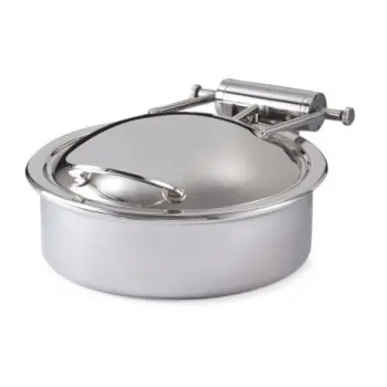 DW Haber Chafer Grill (4 qt) Round Hinged Stainless Steel