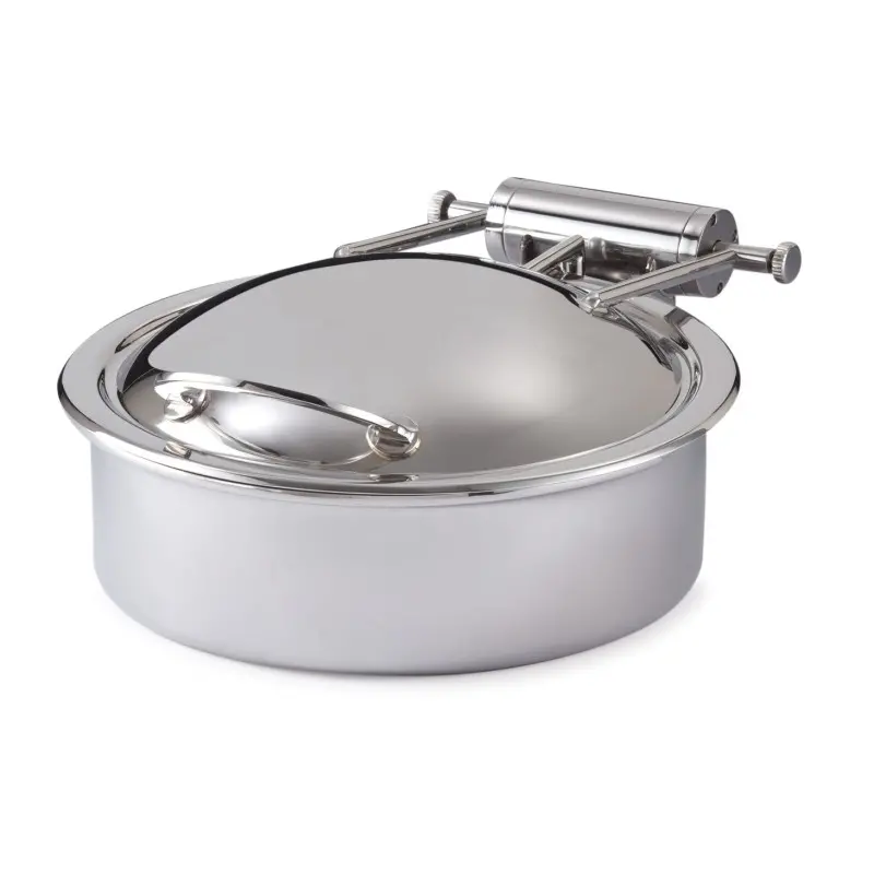 DW Haber Chafer Grill (4 qt) Round Hinged Stainless Steel