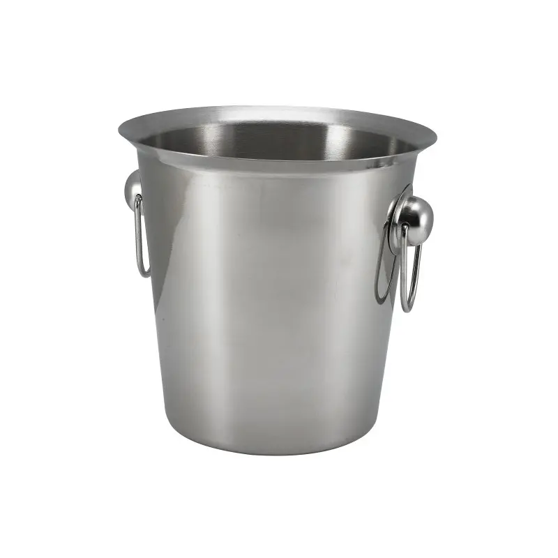 Genware Wine Bucket Ring Handles 8 in x 7 5/8 in Stainless Steel - Set of 3 Genware Wine Bucket Ring Handles 8 in x 7 5/8 in Stainless Steel - Set of 3