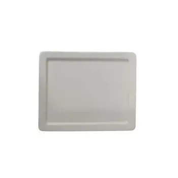 DW Haber Gastronorm Rectangle Platter 1/2 Ice Cell White - Set of 2