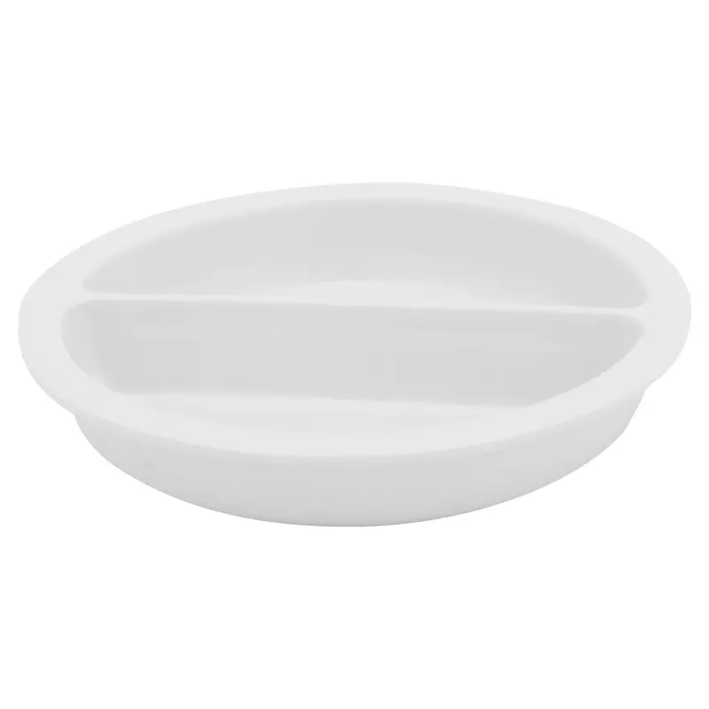 Walco HW/Buffet Round Divided Porcelain insert 15 3/4 in x 2 1/2 in (7 qt) Idol Buffet - Set of 6 Walco HW/Buffet Round Divided Porcelain insert 15 3/4 in x 2 1/2 in (7 qt) Idol Buffet - Set of 6