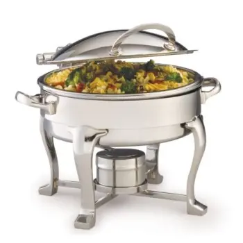 DW Haber Chafer Millennium 4 qt Round Hinged Stainless Steel